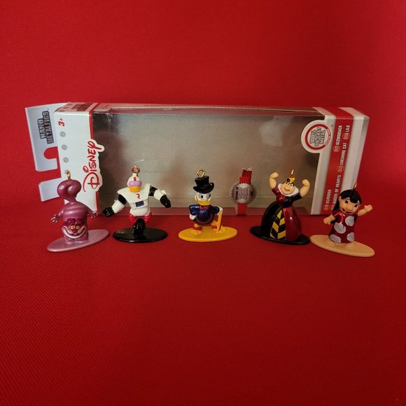 Jada Disney Scrooge Queen of Hearts Chesire Cat Lilo Gizmoduck 5 Figure Pack - Picture 1 of 12